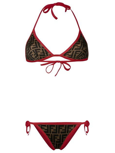 bikinis fendi|fendi bikini monogram.